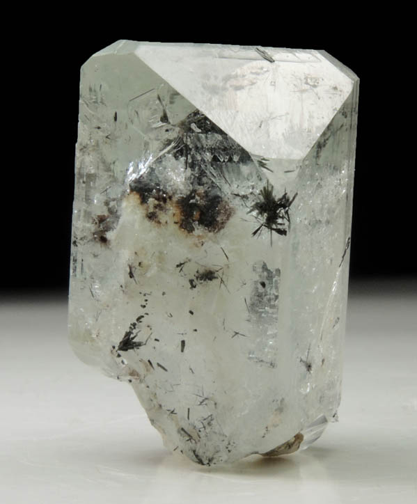 Topaz with Schorl Tourmaline inclusions from Erongo Mountains, 20 km north of Usakos, Damaraland, Namibia