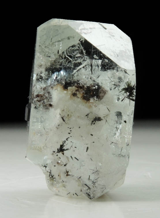 Topaz with Schorl Tourmaline inclusions from Erongo Mountains, 20 km north of Usakos, Damaraland, Namibia