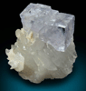 Fluorite on Quartz with Calcite from Yaogangxian Mine, Nanling Mountains, Hunan, China