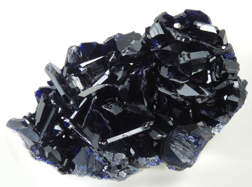 Azurite (twinned crystals) from Tsumeb Mine, Easter Pocket, Otavi-Bergland District, Oshikoto, Namibia