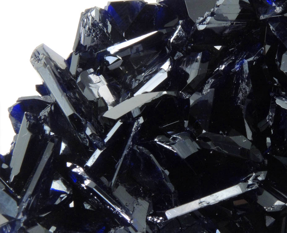 Azurite (twinned crystals) from Tsumeb Mine, Easter Pocket, Otavi-Bergland District, Oshikoto, Namibia