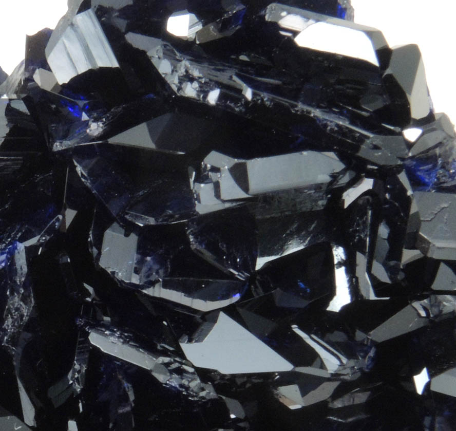 Azurite (twinned crystals) from Tsumeb Mine, Easter Pocket, Otavi-Bergland District, Oshikoto, Namibia