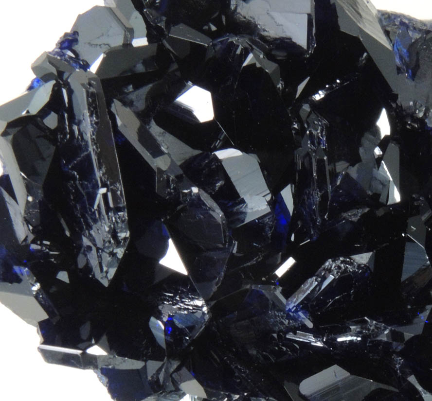 Azurite (twinned crystals) from Tsumeb Mine, Easter Pocket, Otavi-Bergland District, Oshikoto, Namibia