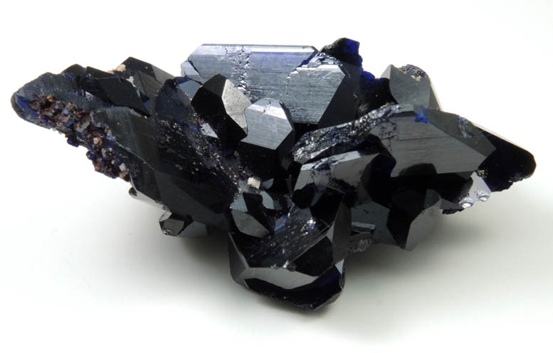 Azurite (twinned crystals) from Tsumeb Mine, Easter Pocket, Otavi-Bergland District, Oshikoto, Namibia