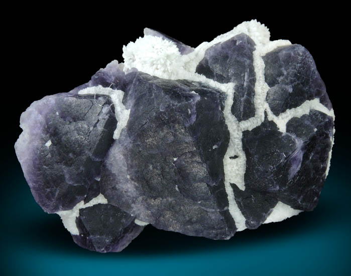 Fluorite with Quartz from Pine Canyon, Grant County, New Mexico