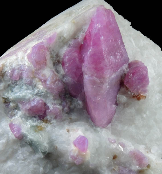 Corundum var. Pink Sapphire from Sungate Mine, An Phu, Luc Yen, Yenbai Province, Vietnam