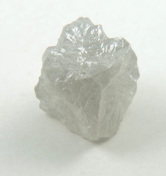 Diamond (1.22 carat gray cubic cavernous crystal) from Mbuji-Mayi, 300 km east of Tshikapa, Democratic Republic of the Congo