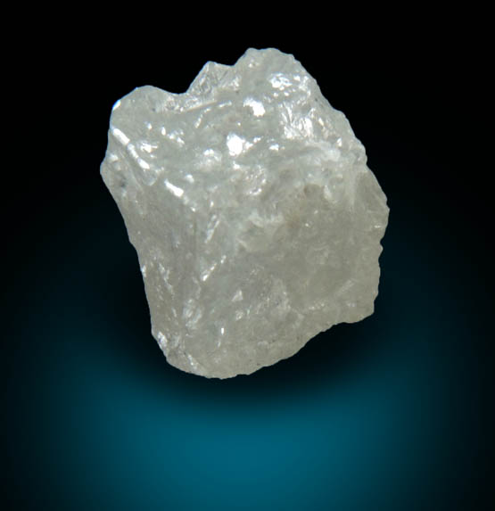 Diamond (1.22 carat gray cubic cavernous crystal) from Mbuji-Mayi, 300 km east of Tshikapa, Democratic Republic of the Congo