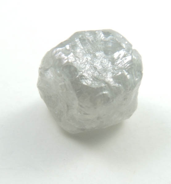 Diamond (1.41 carat gray cubic cavernous crystal) from Mbuji-Mayi, 300 km east of Tshikapa, Democratic Republic of the Congo