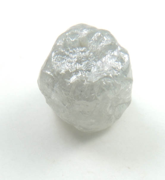 Diamond (1.41 carat gray cubic cavernous crystal) from Mbuji-Mayi, 300 km east of Tshikapa, Democratic Republic of the Congo
