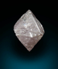 Diamond (0.25 carat pink-gray octahedral crystal) from Argyle Mine, Kimberley, Western Australia, Australia