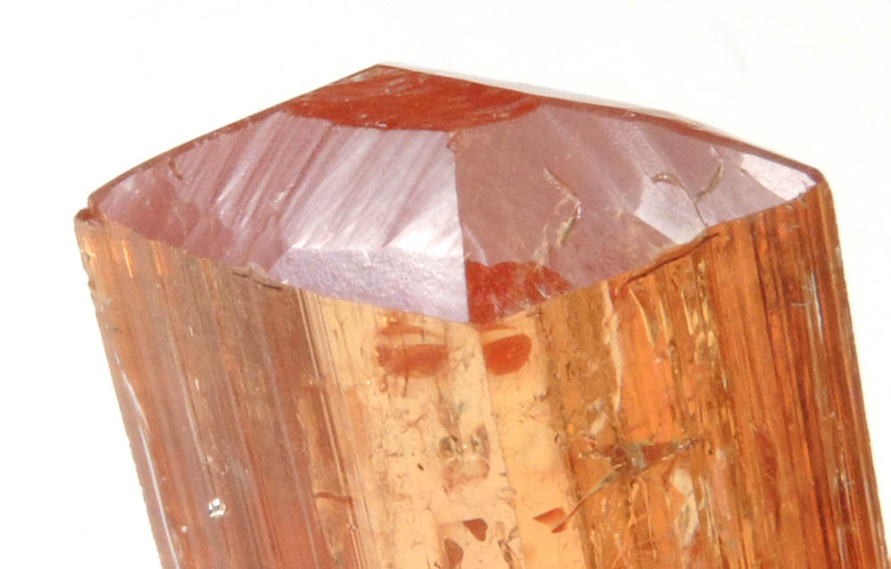 Topaz var. Imperial Topaz from Ouro Preto, Minas Gerais, Brazil