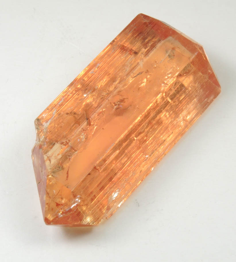 Topaz var. Imperial Topaz from Ouro Preto, Minas Gerais, Brazil