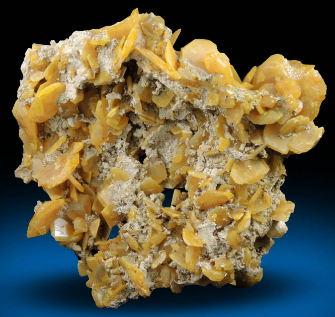 Wulfenite from Touissit Mine, 21 km SSE of Oujda, Jerada Province, Oriental, Morocco