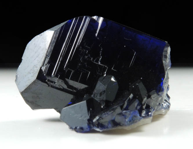 Azurite (twinned crystals) from Tsumeb Mine, Easter Pocket, Otavi-Bergland District, Oshikoto, Namibia