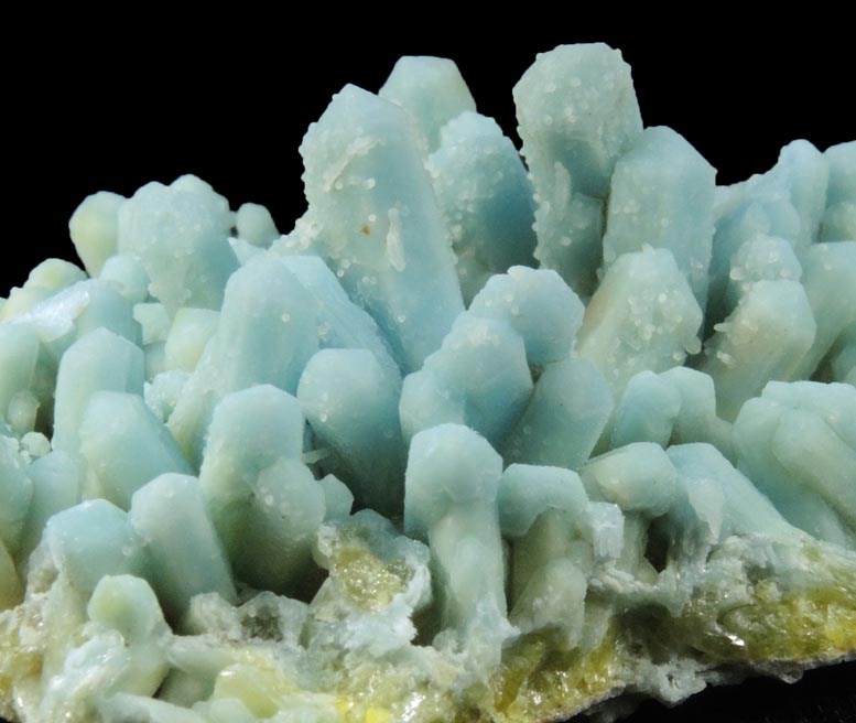 Plumbogummite pseudomorphs after Pyromorphite from Laohu Hill, Guilin, Guangxi Zhuang, China