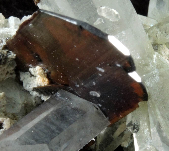 Brookite and Quartz from Kharan District, Baluchistan, Pakistan