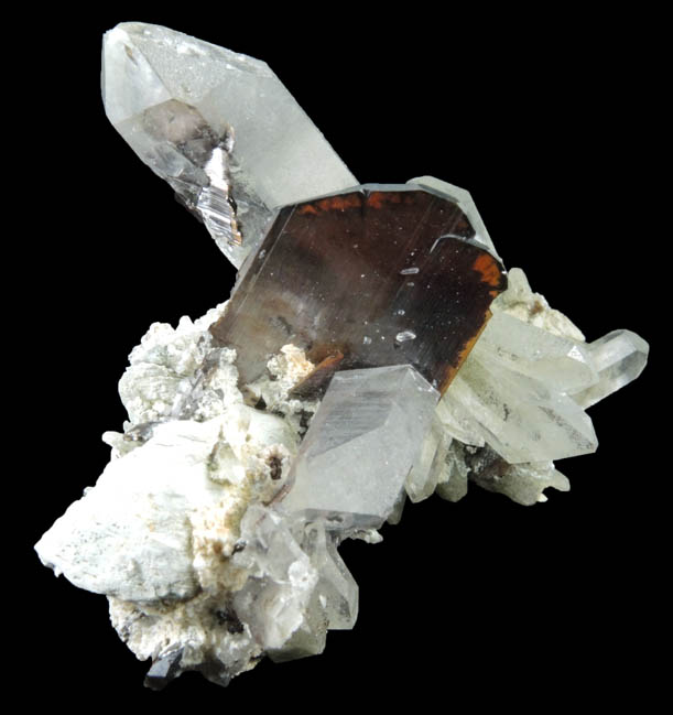 Brookite and Quartz from Kharan District, Baluchistan, Pakistan