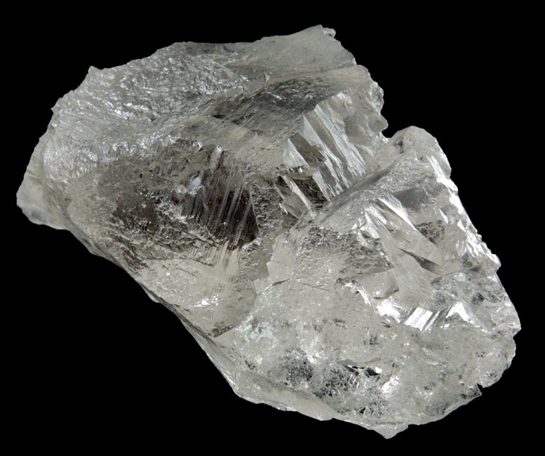 Quartz (complexly etched crystal) from Tormiq area, northwest of Skardu, Haramosh Mountains, Baltistan, Gilgit-Baltistan, Pakistan