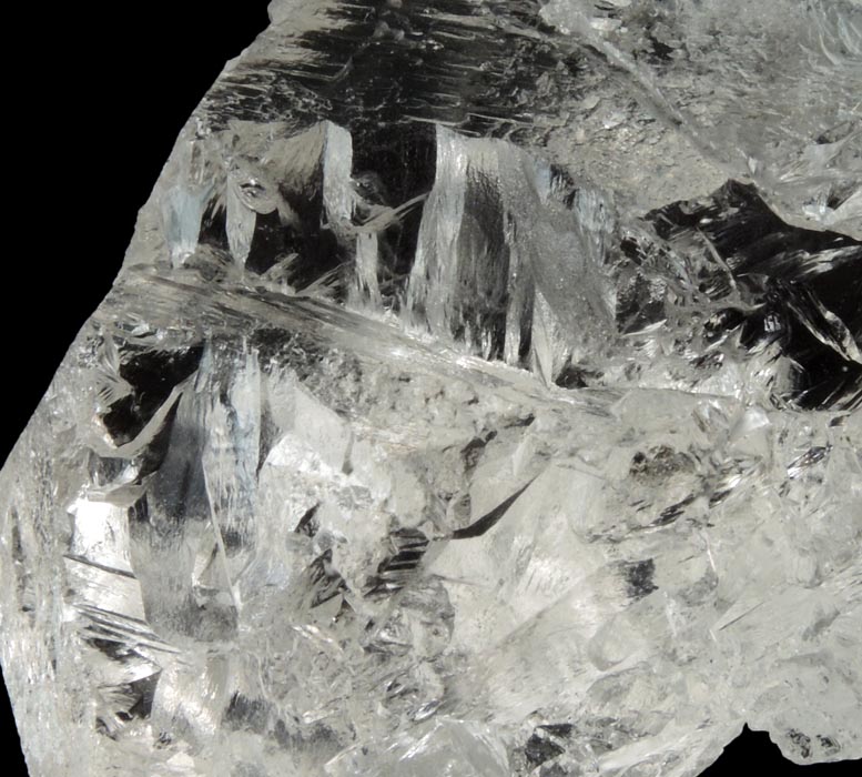 Quartz (complexly etched crystal) from Tormiq area, northwest of Skardu, Haramosh Mountains, Baltistan, Gilgit-Baltistan, Pakistan