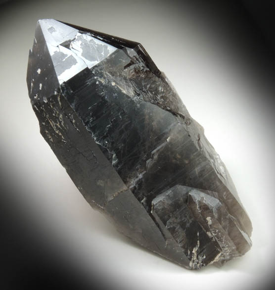 Quartz var. Smoky Quartz (Dauphiné Law Twins) from Moat Mountain, west of North Conway, Carroll County, New Hampshire