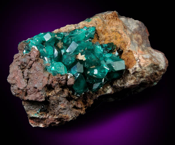 Dioptase from Tsumeb Mine, Otavi-Bergland District, Oshikoto, Namibia