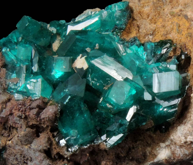 Dioptase from Tsumeb Mine, Otavi-Bergland District, Oshikoto, Namibia