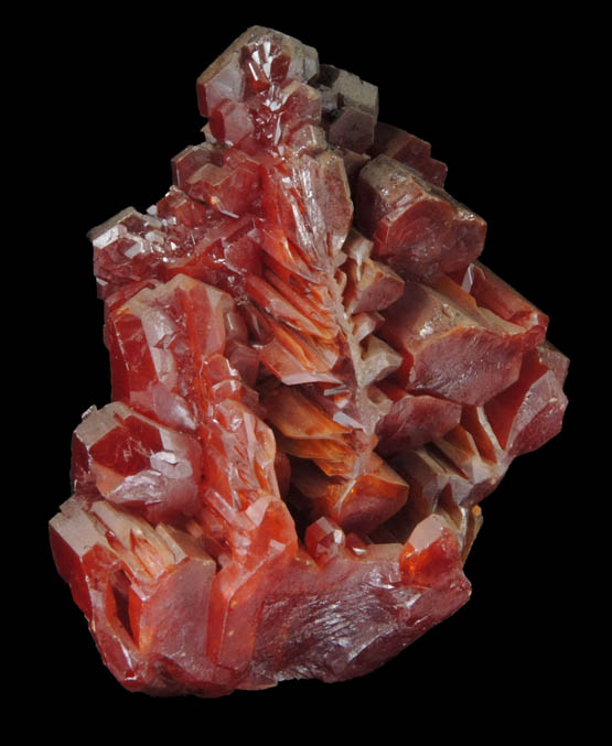 Vanadinite from Mibladen, Haute Moulouya Basin, Zeida-Aouli-Mibladen belt, Midelt Province, Morocco