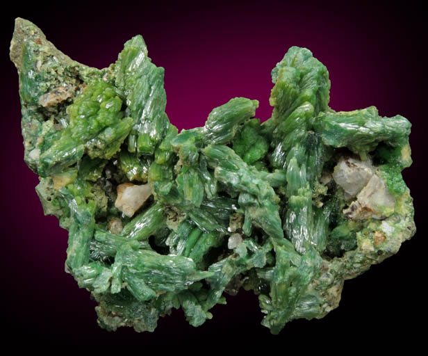 Pyromorphite from Mine des Farges, Ussel, Corrze, France