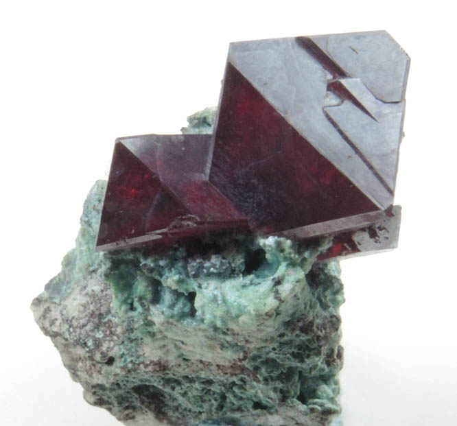 Cuprite on Chrysocolla from Mashamba West Mine, 13 km west of Kolwezi, Katanga Copperbelt, Lualaba Province, Democratic Republic of the Congo