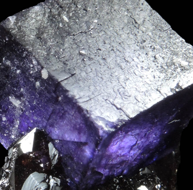 Fluorite on Sphalerite from Elmwood Mine, Carthage, Smith County, Tennessee