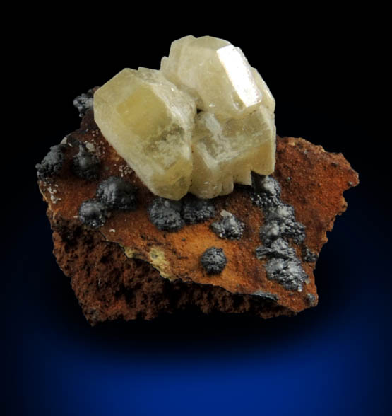 Mimetite with Coronadite from Mount Bonnie Mine, Northern Territory, Australia