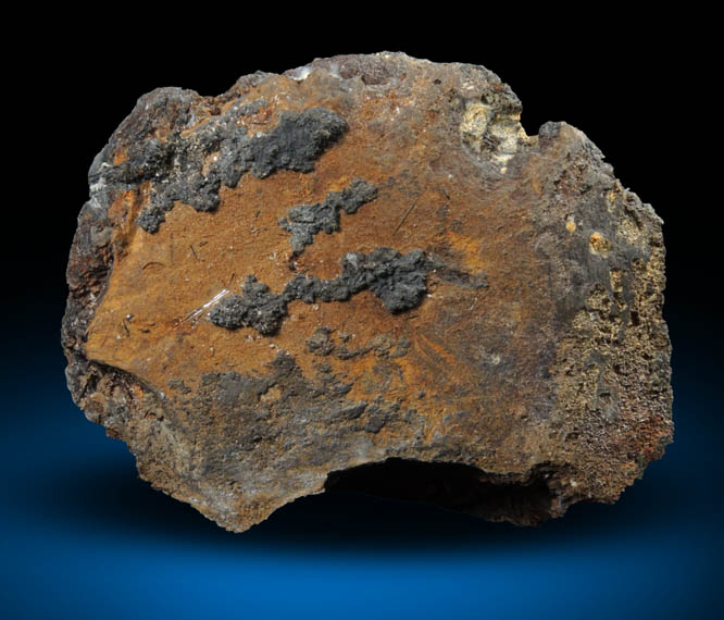 Limonite pseudomorph after Ilmenite from Erongo Mountains, 20 km north of Usakos, Damaraland, Namibia