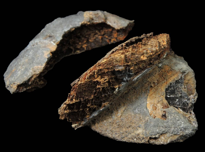 Limonite pseudomorph after Ilmenite from Erongo Mountains, 20 km north of Usakos, Damaraland, Namibia