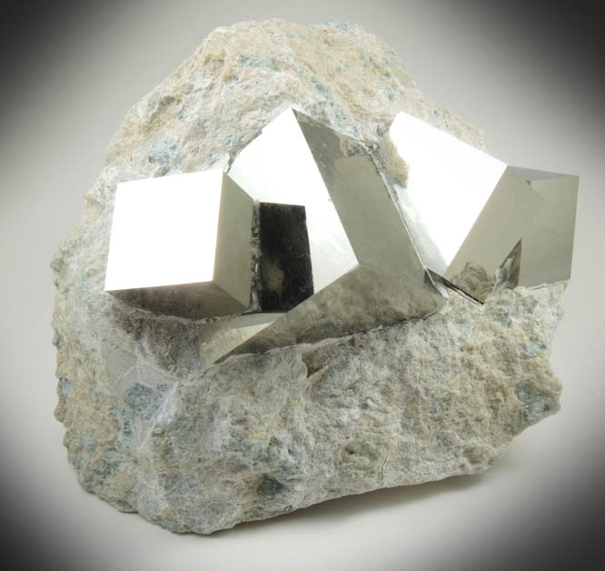 Pyrite from Victoria Mine, Navajn, La Rioja, Spain