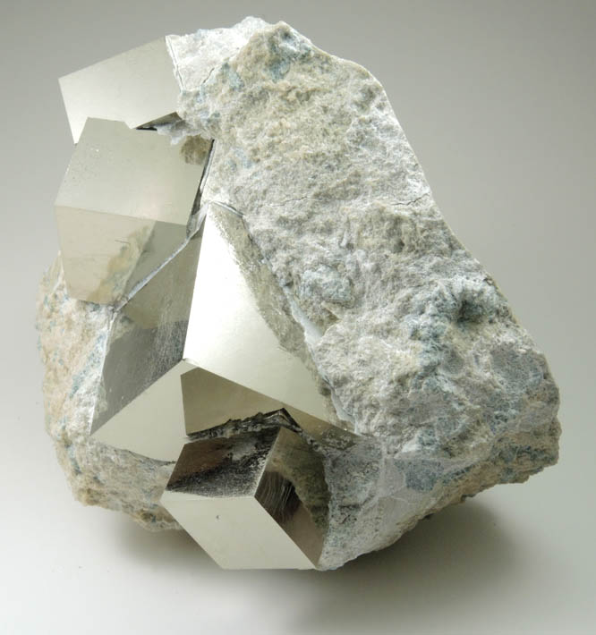 Pyrite from Victoria Mine, Navajn, La Rioja, Spain