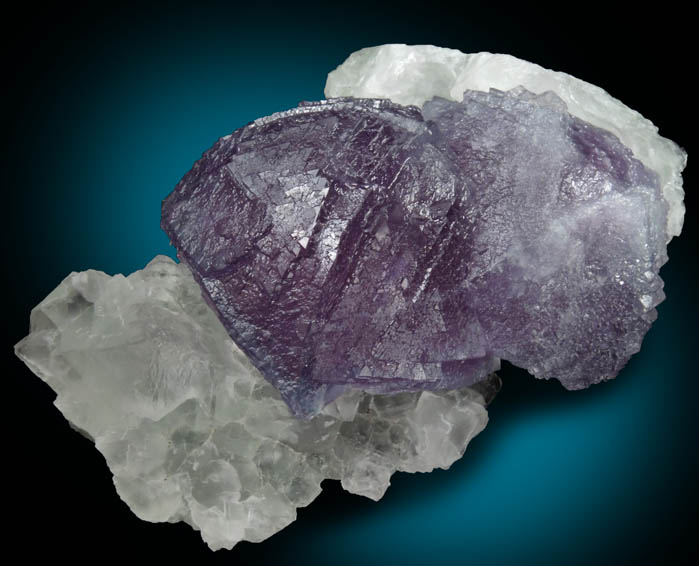 Fluorite on Fluorite from De'an Mine, Wushan, Jiangxi Province, China