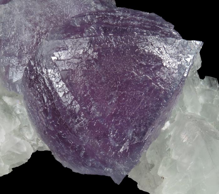 Fluorite on Fluorite from De'an Mine, Wushan, Jiangxi Province, China