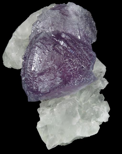 Fluorite on Fluorite from De'an Mine, Wushan, Jiangxi Province, China