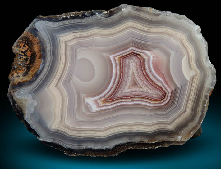 Quartz var. Laguna Agate from Ojo Laguna, Ahumada, Chihuahua, Mexico