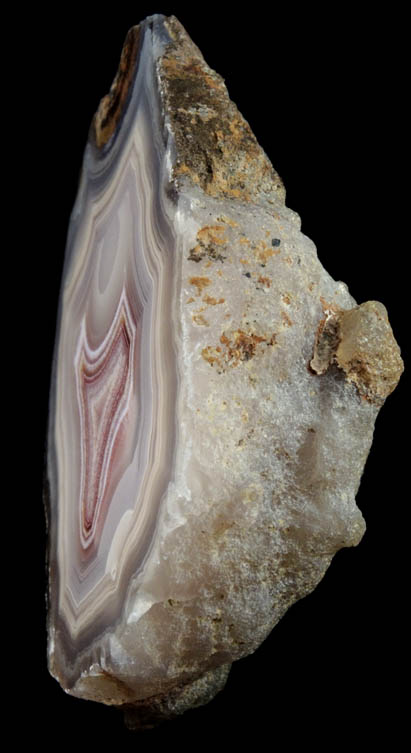 Quartz var. Laguna Agate from Ojo Laguna, Ahumada, Chihuahua, Mexico