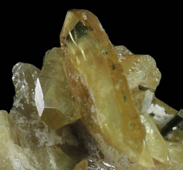 Titanite with minor Epidote from Capelinha, Minas Gerais, Brazil