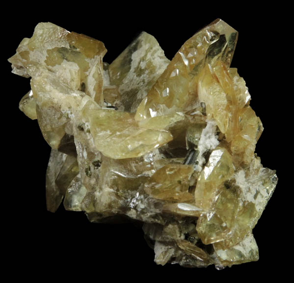 Titanite with minor Epidote from Capelinha, Minas Gerais, Brazil