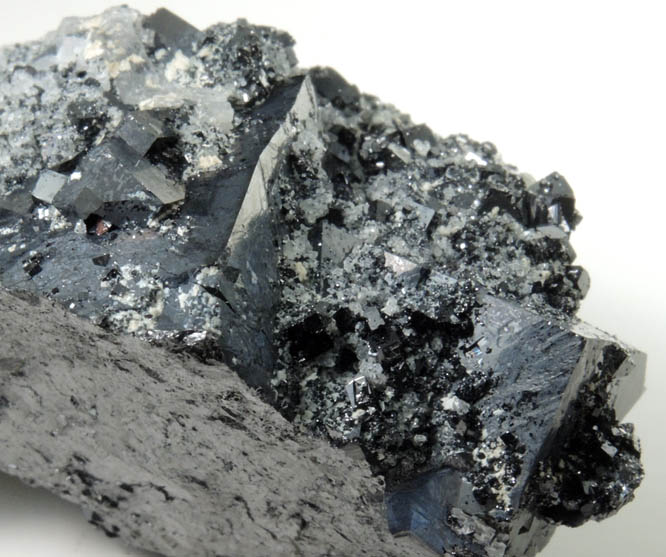 Magnetite (rare cubic crystal form) from ZCA Mine No. 4, Fowler Ore Body, 2500' Level, Balmat, St. Lawrence County, New York