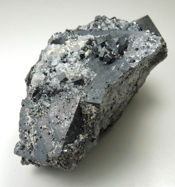 Magnetite (rare cubic crystal form) from ZCA Mine No. 4, Fowler Ore Body, 2500' Level, Balmat, St. Lawrence County, New York