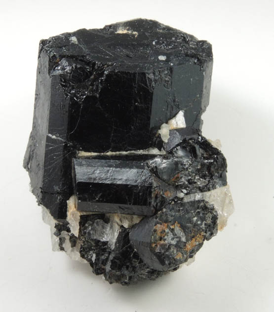 Schorl Tourmaline from ledge above the Harvard Quarry, Noyes Mountain, Greenwood, Oxford County, Maine