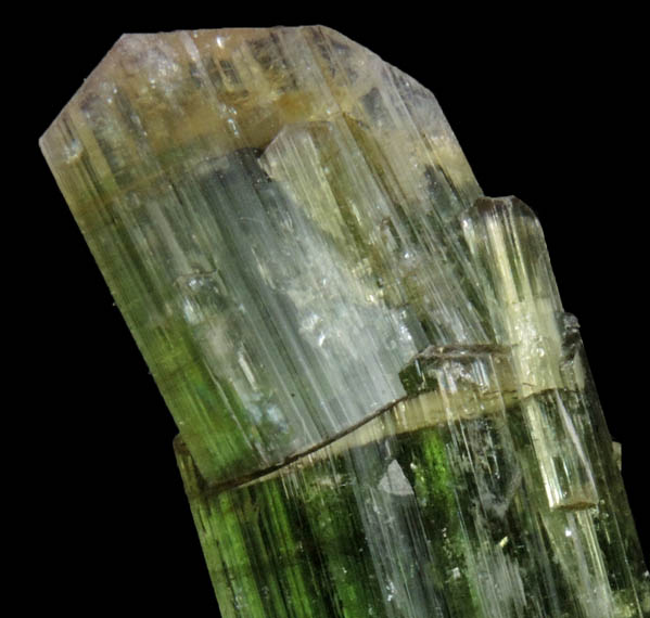 Elbaite Tourmaline (intersecting crystals) from Kamdesh District, Nuristan Province, Afghanistan