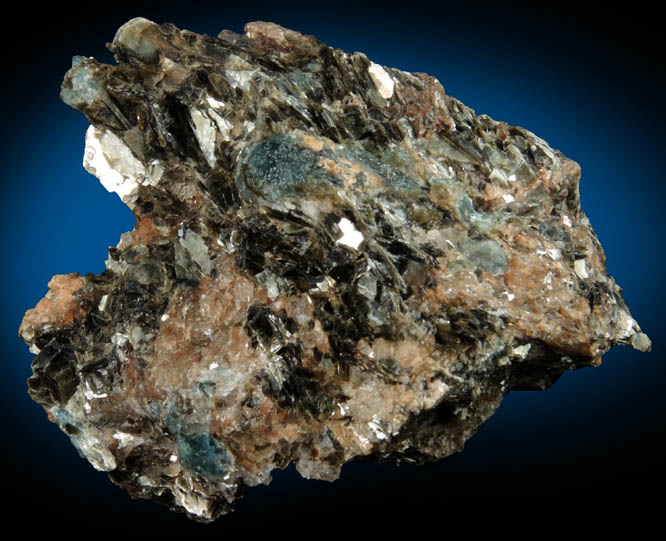 Sapphirine in Phlogopite from south of Betroka, Tular Province, Madagascar