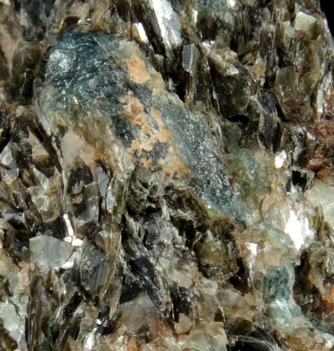 Sapphirine in Phlogopite from south of Betroka, Tular Province, Madagascar