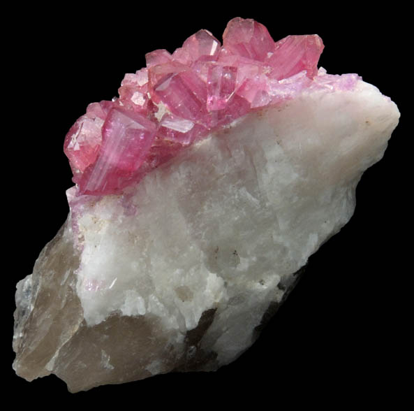 Liddicoatite Tourmaline on Quartz-Feldspar from Ibity, Betafo District, Vakinankaratra, Antananarivo, Madagascar